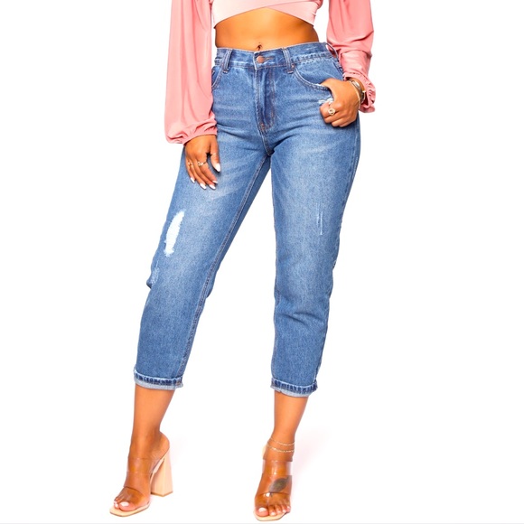 Fashion Nova Denim - Fashion Nova Nicki Boyfriend Jeans New with Tags 🏷